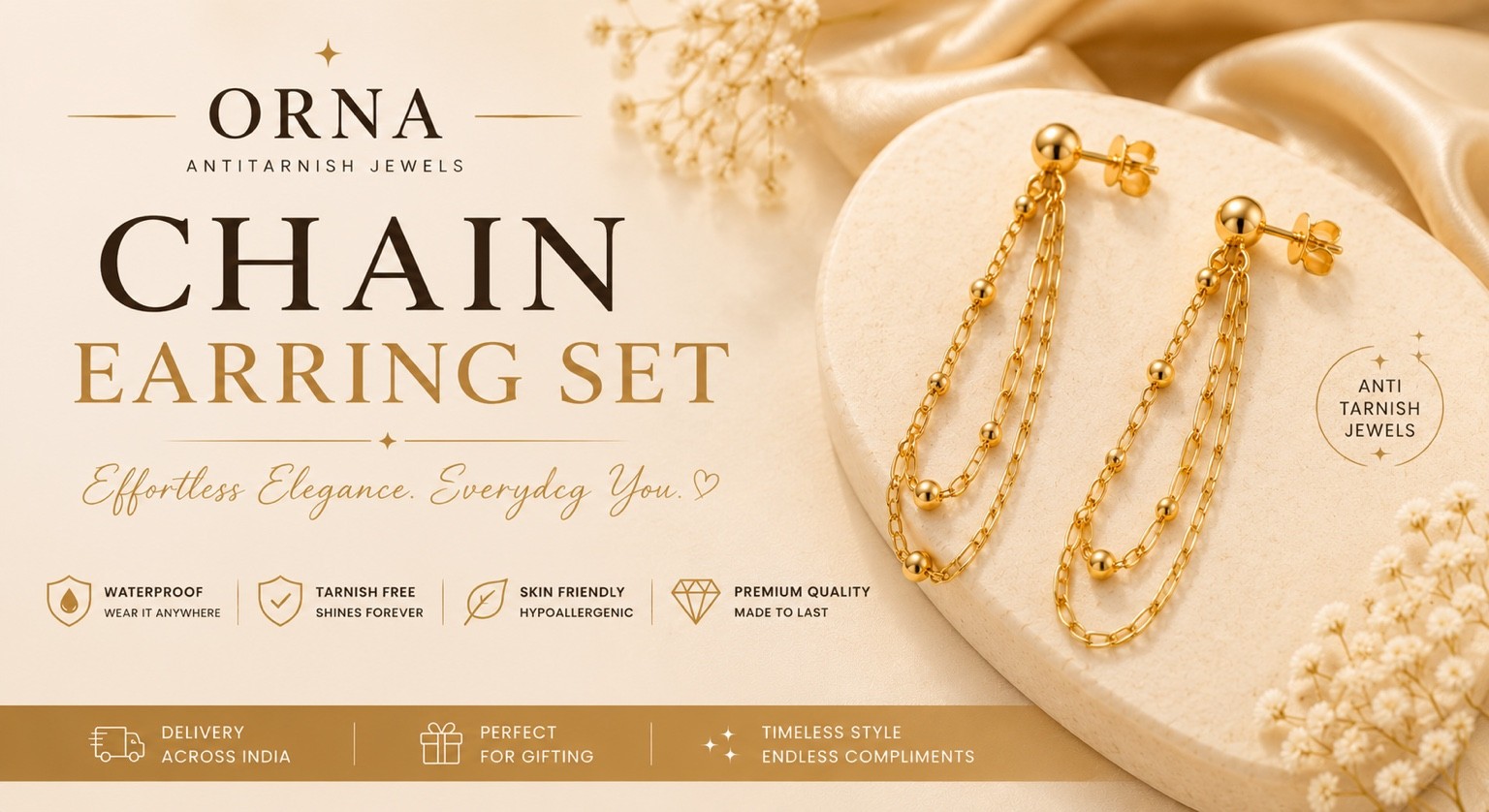 Chain Earring Set