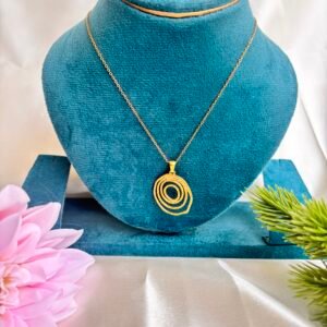 MULTI GOLDEN ORBIT NECKCHAIN